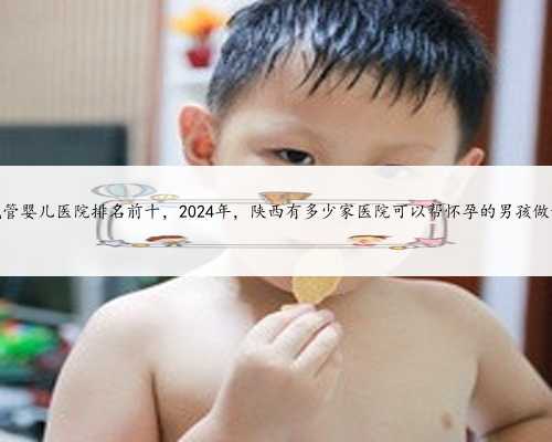 陕西试管婴儿医院排名前十，2024年，陕西有多少家医院可以帮怀孕的男孩做试